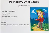 Výlet 3. Třída 15. 6. 2021 